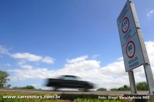Aumento de velocidade máxima permitida em rodovias do RS