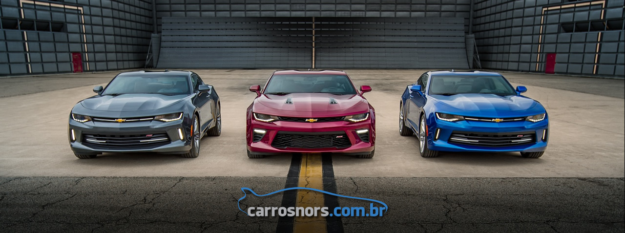 Novo Camaro 2016 geração 6 - Versões