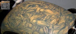 Moto tatuada - Tanque
