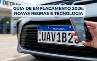 Novas combinações de placas de veículos Mercosul