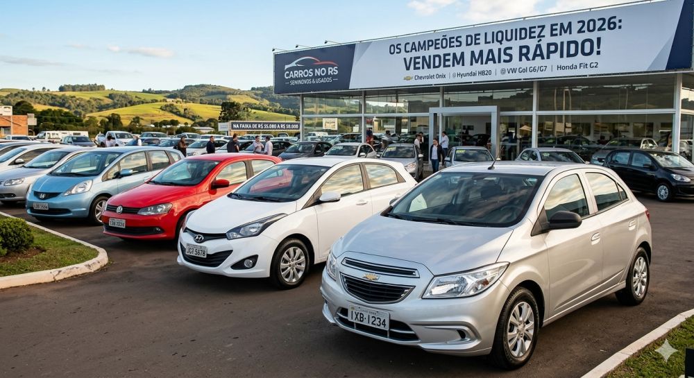 Carros usados mais vendidos em 2026