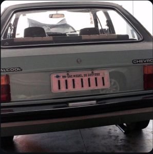 A Curiosa história da placa "III1111" do Chevette de São Miguel do Gostoso RN