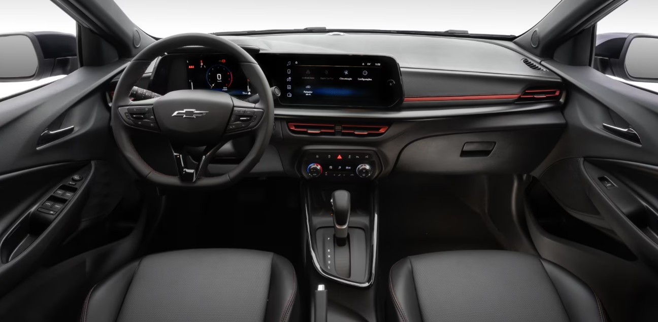 Novo chevrolet Sonic painel - Imagem reprodução Chevrolet